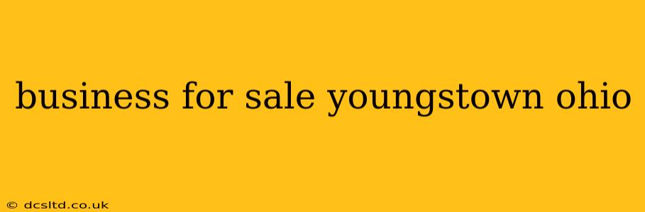 business for sale youngstown ohio