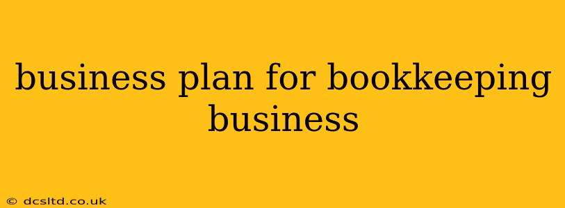 business plan for bookkeeping business