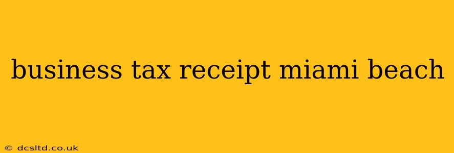 business tax receipt miami beach