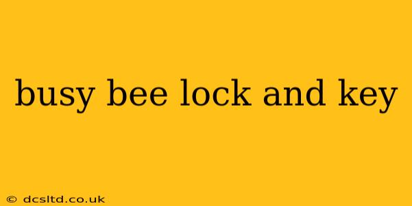 busy bee lock and key