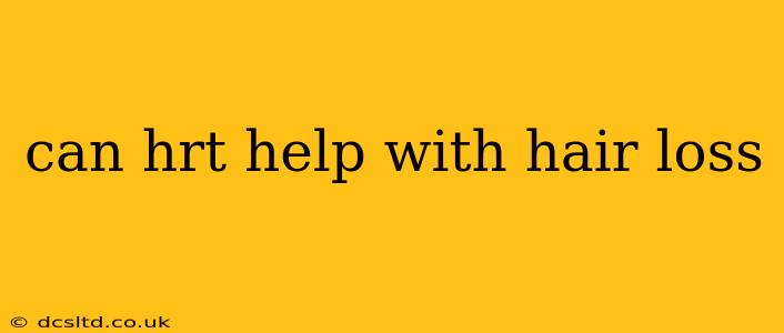 can hrt help with hair loss