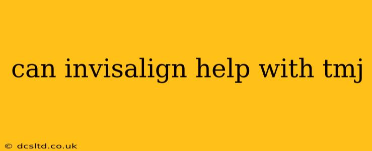 can invisalign help with tmj