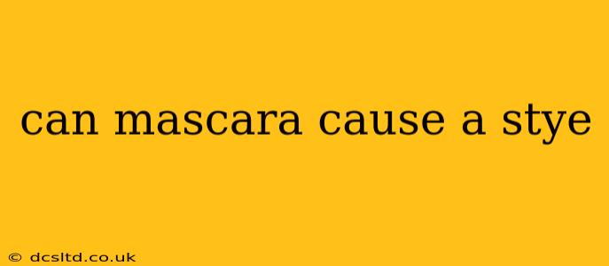 can mascara cause a stye