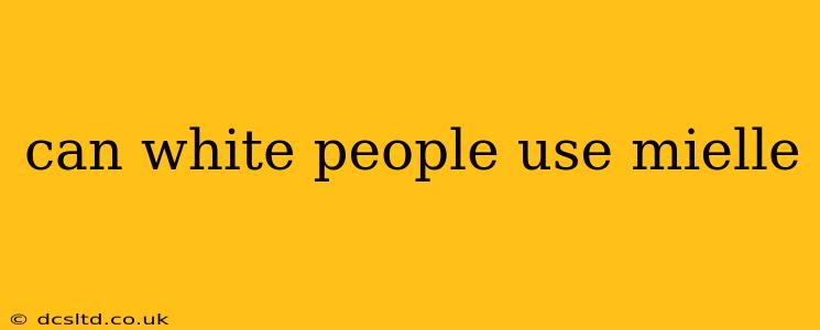 can white people use mielle