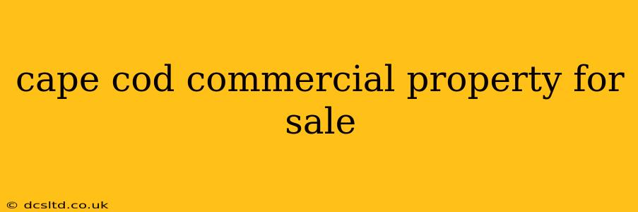 cape cod commercial property for sale