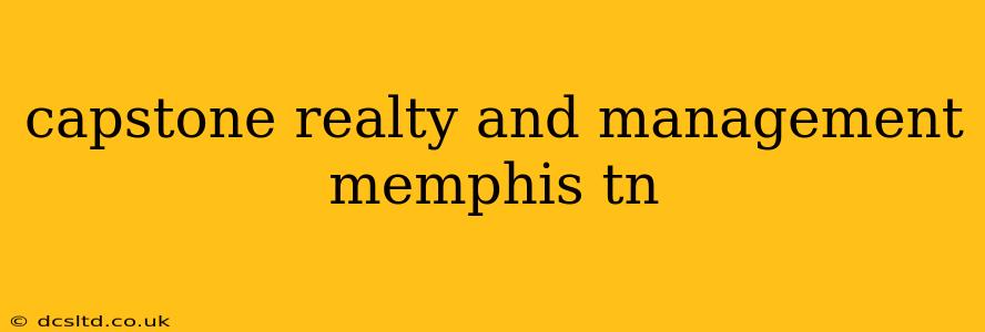 capstone realty and management memphis tn