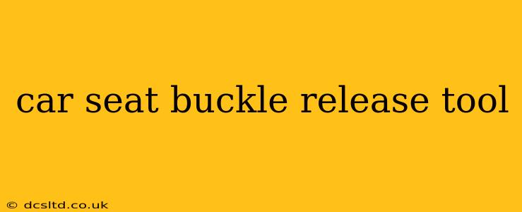 car seat buckle release tool