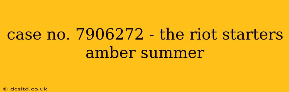 case no. 7906272 - the riot starters amber summer