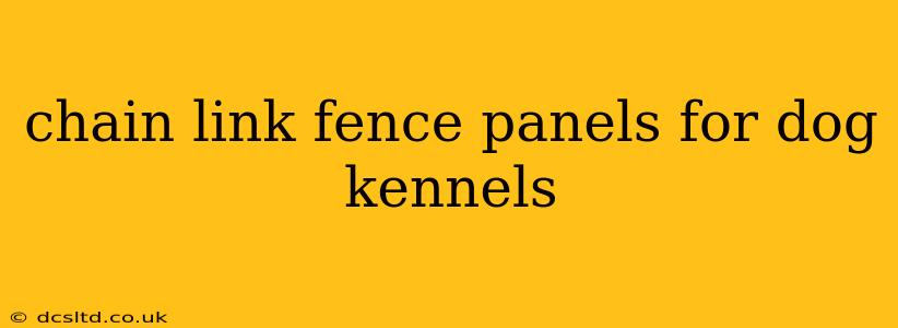 chain link fence panels for dog kennels