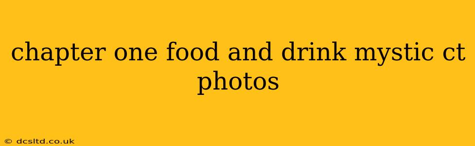 chapter one food and drink mystic ct photos