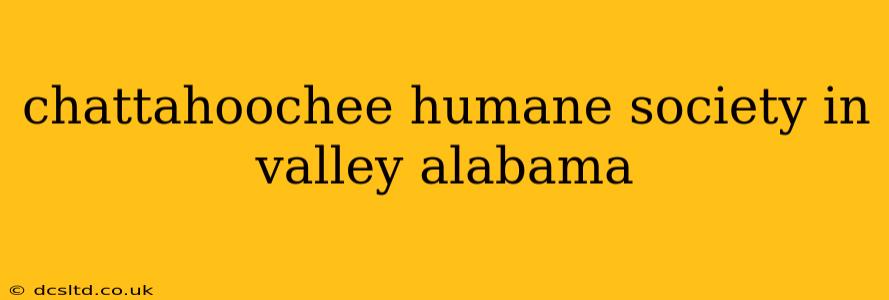 chattahoochee humane society in valley alabama