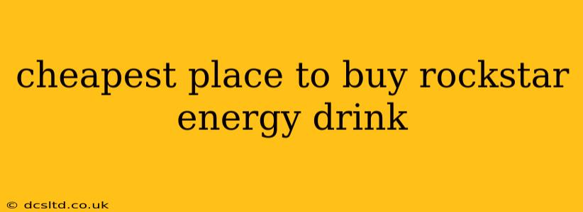 cheapest place to buy rockstar energy drink