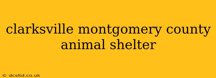 clarksville montgomery county animal shelter