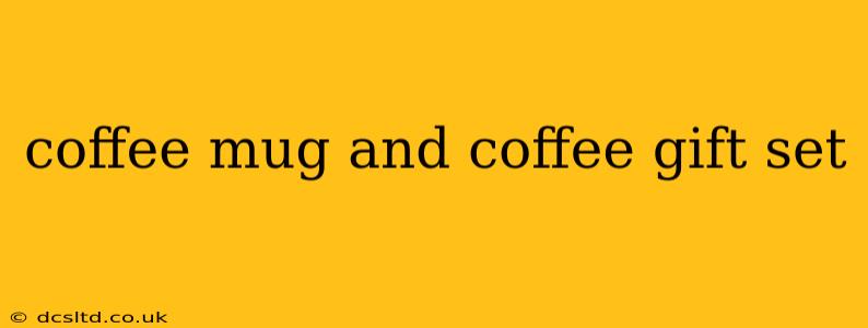 coffee mug and coffee gift set