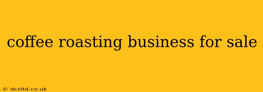 coffee roasting business for sale
