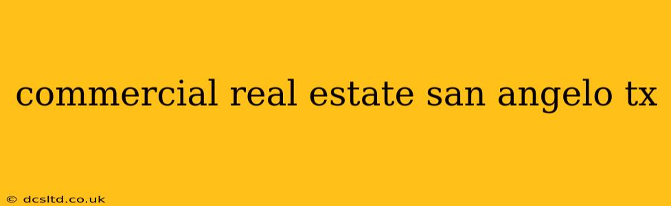 commercial real estate san angelo tx