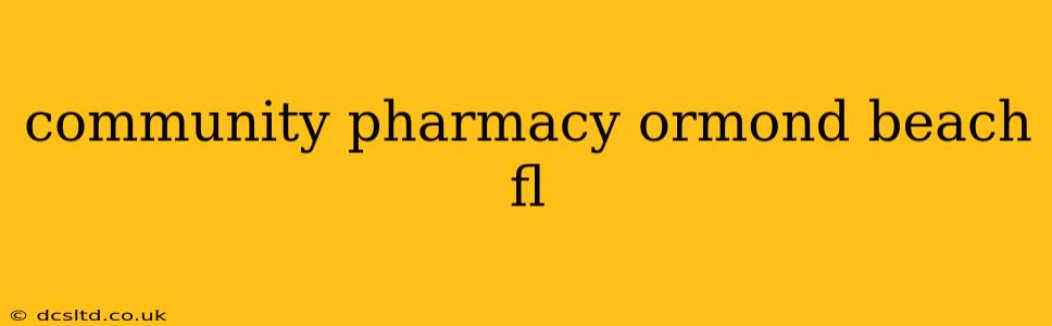 community pharmacy ormond beach fl