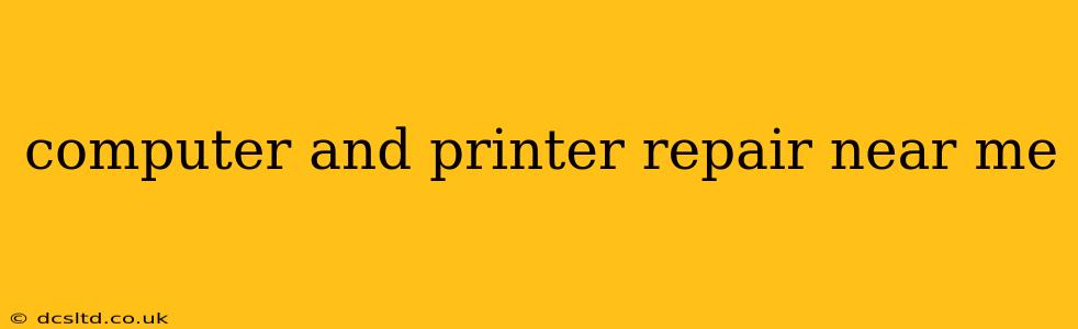 computer and printer repair near me