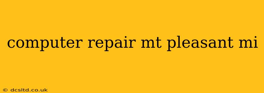 computer repair mt pleasant mi