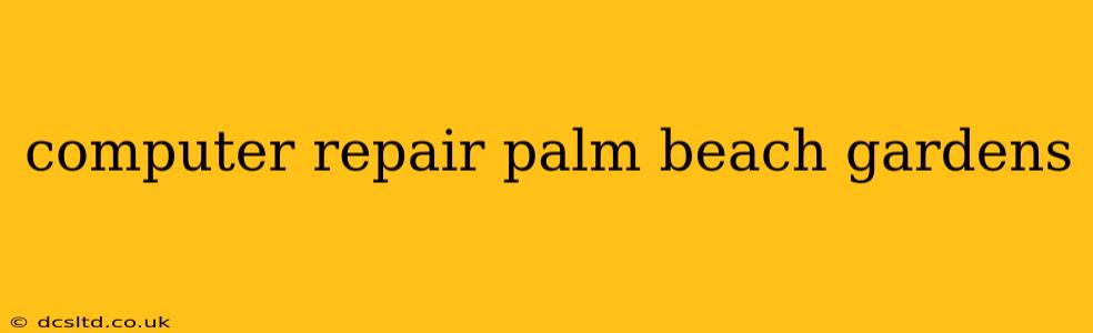 computer repair palm beach gardens