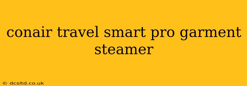 conair travel smart pro garment steamer