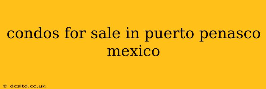 condos for sale in puerto penasco mexico