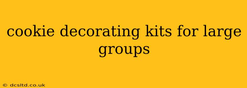 cookie decorating kits for large groups