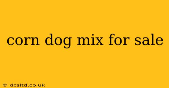 corn dog mix for sale