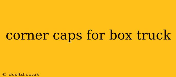 corner caps for box truck