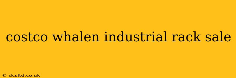 costco whalen industrial rack sale