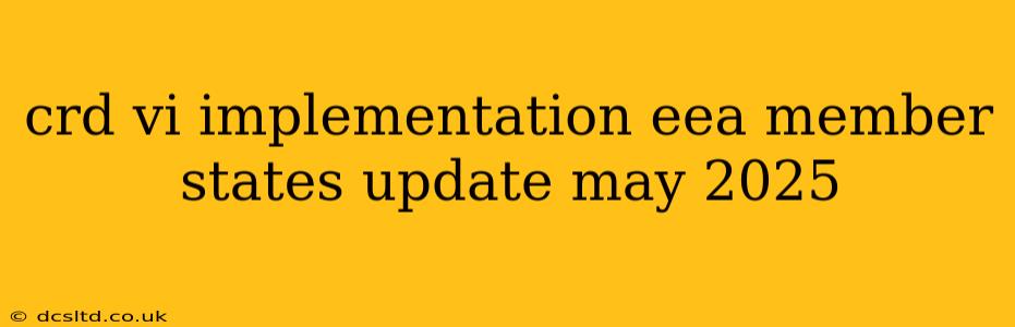 crd vi implementation eea member states update may 2025