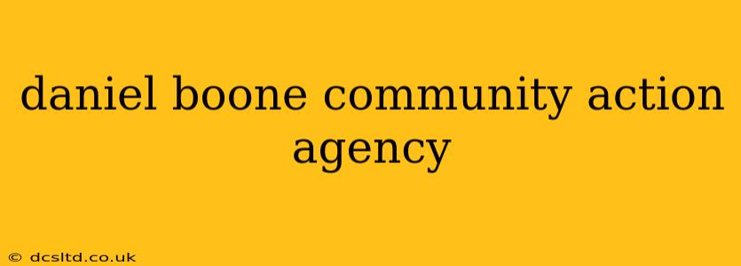 daniel boone community action agency