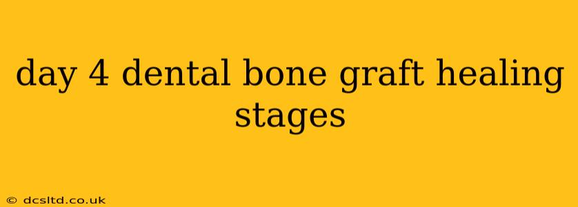 day 4 dental bone graft healing stages
