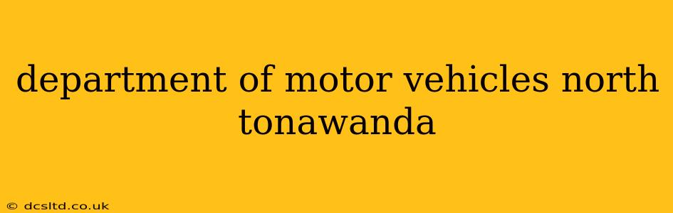 department of motor vehicles north tonawanda