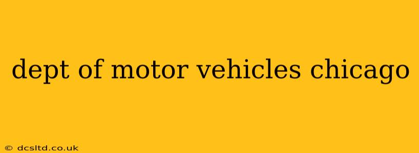 dept of motor vehicles chicago