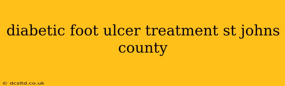 diabetic foot ulcer treatment st johns county