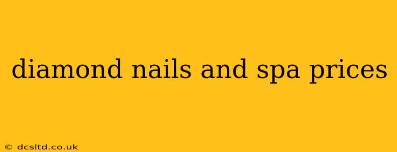 diamond nails and spa prices