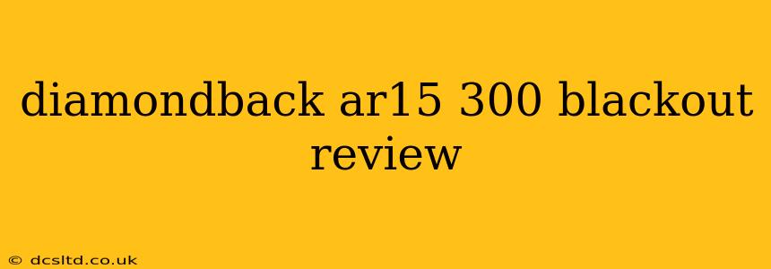 diamondback ar15 300 blackout review