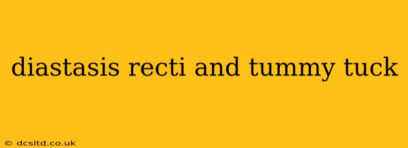 diastasis recti and tummy tuck