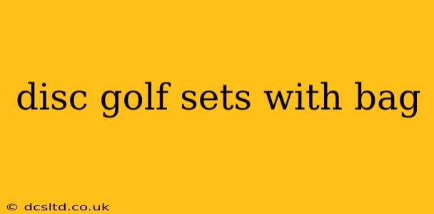 disc golf sets with bag