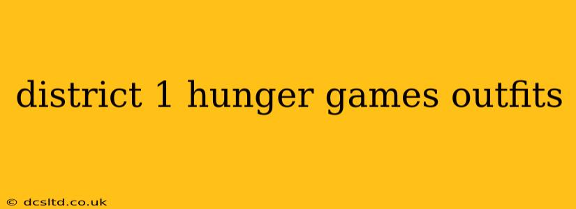 district 1 hunger games outfits