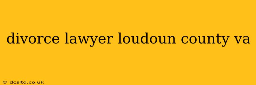 divorce lawyer loudoun county va