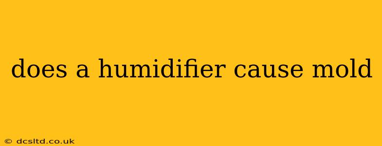 does a humidifier cause mold