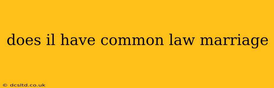 does il have common law marriage