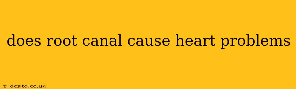 does root canal cause heart problems