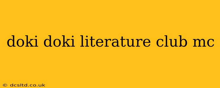 doki doki literature club mc