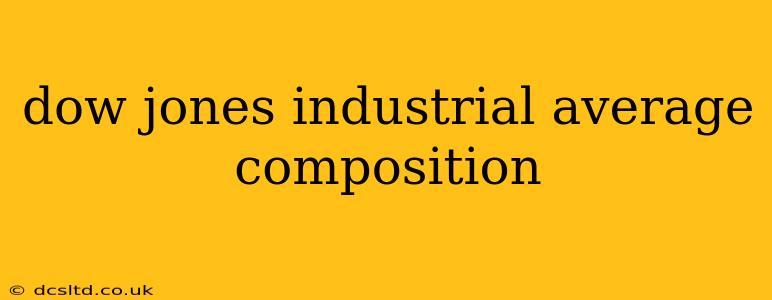 dow jones industrial average composition