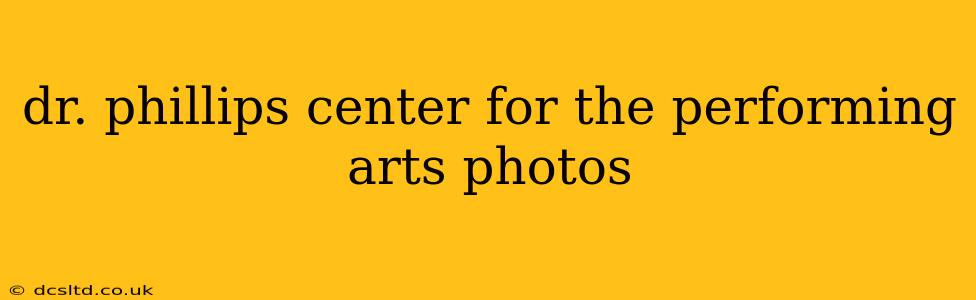 dr. phillips center for the performing arts photos