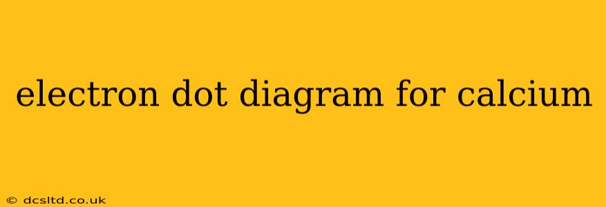 electron dot diagram for calcium