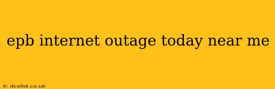 epb internet outage today near me